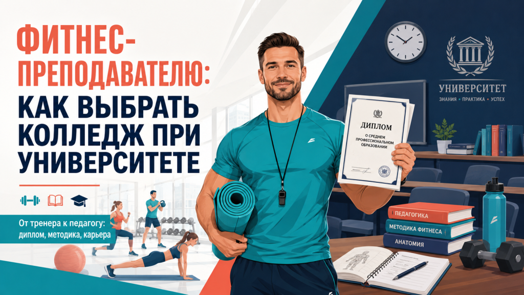 Фитнес-преподаватель: как выбрать колледж при университете
