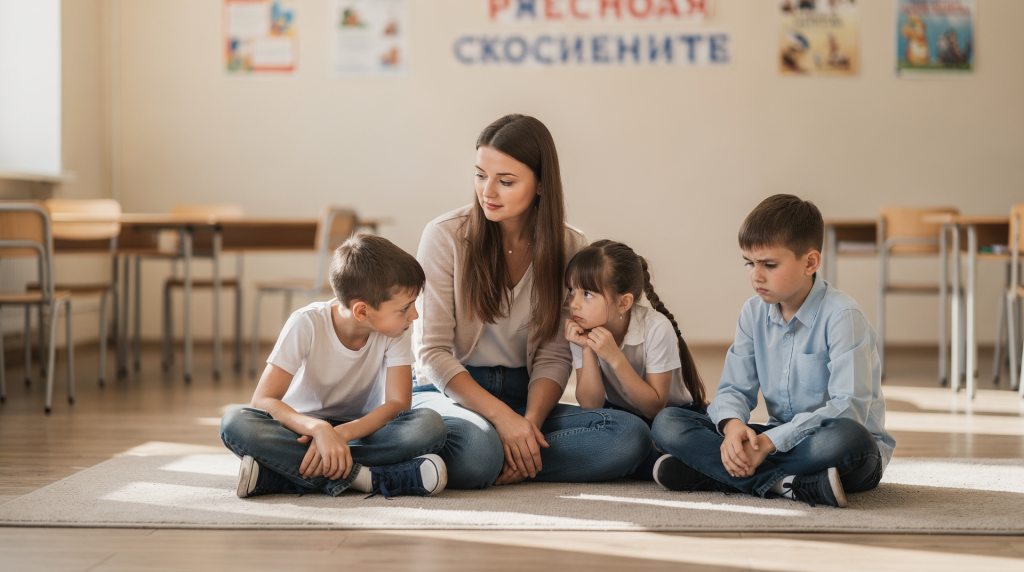 Как я работаю с тревожными учениками на коврике